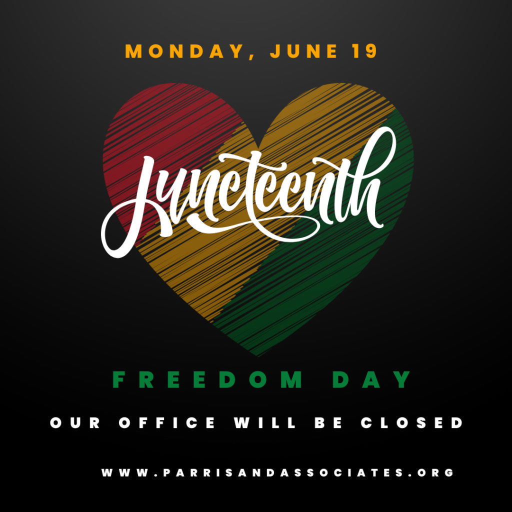 Office closed on June 19th