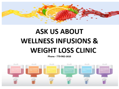 Wellness infusions and weight loss